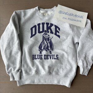 Vintage 90s Duke Blue Devils Basketball Sweatshirt, Duke University Crewneck Tee